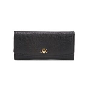 RADLEY LONDON Black Leather Carpenter Yard Large Flap Over Matinee Wallet
